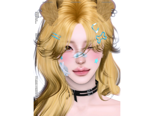 Alpha 333Astrae Band Aid - The Sims 4 Custom Content