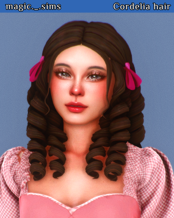 Maxis Match Cordelia hair Magic_sims by simsfinds - The Sims 4 Custom Content