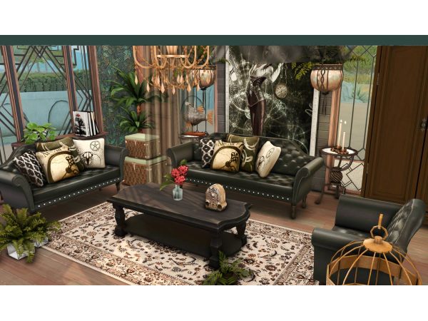 Maxis Match Gola Living Room by miwisimsie - The Sims 4 Custom Content