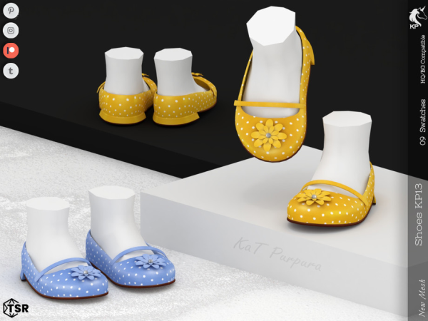 Mix Shoes KP13 Toddler by KaTPurpura - The Sims 4 Custom Content