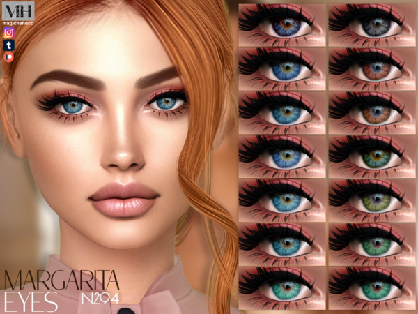 Alpha Margarita Eyes N294 - The Sims 4 Custom Content