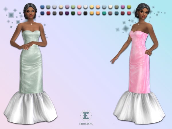Mix ErinAOK Womens Gown 041926 - The Sims 4 Custom Content