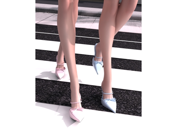 Mix [charonroqiqi]N6_High heel - The Sims 4 Custom Content