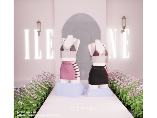 Alpha ILN Juriana Coachella Outfit - The Sims 4 Custom Content