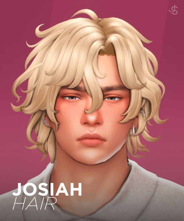 Maxis Match Josiah Hair by simsfinds - The Sims 4 Custom Content