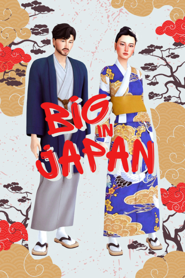 Maxis Match BIG IN JAPAN SET by simsfinds - The Sims 4 Custom Content