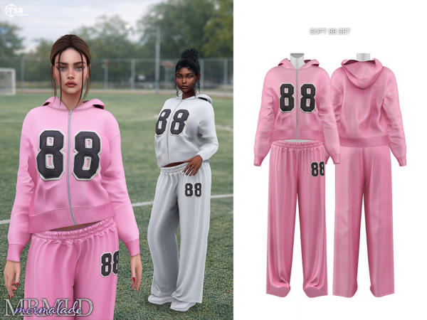 Alpha SOFT 88 SET - The Sims 4 Custom Content