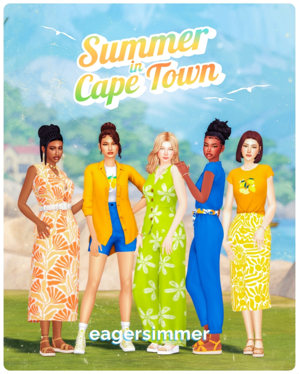 Maxis Match Summer in Cape Town Collection by simsfinds - The Sims 4 Custom Content