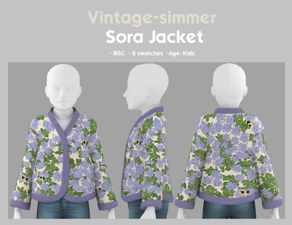 Maxis Match Sora Jacket by simsfinds - The Sims 4 Custom Content