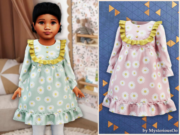 Toddler - Daisy ruffle dress by MysteriousOo