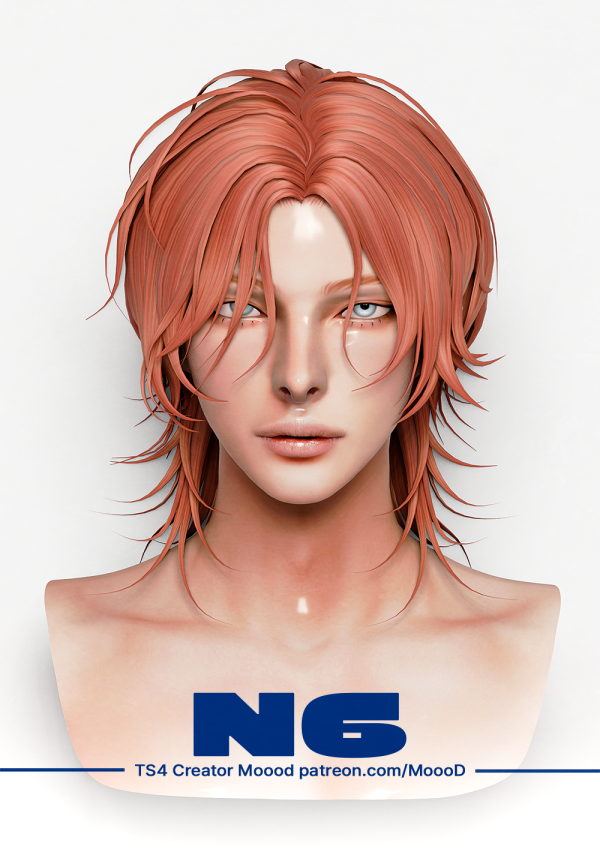 Maxis Match MoooD Maxis Match Hair N6 by simsfinds - The Sims 4 Custom Content