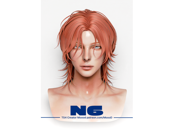 Maxis Match MoooD Maxis Match Hair N6 - The Sims 4 Custom Content