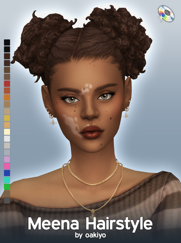 Maxis Match Meena Hairstyle by simsfinds - The Sims 4 Custom Content