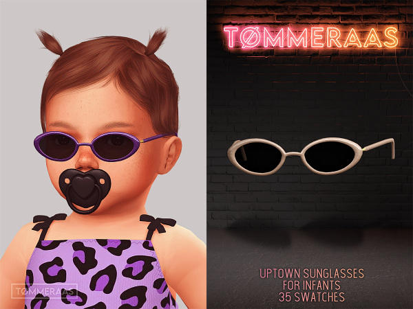 Mix TØMMERAAS Uptown Sunglasses for Infants - The Sims 4 Custom Content