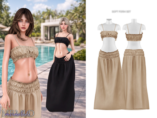 Alpha Soft Form Set - The Sims 4 Custom Content