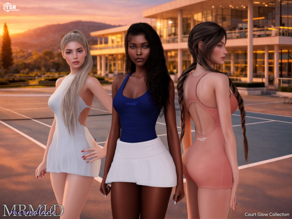 Alpha Court Glow Collection - The Sims 4 Custom Content