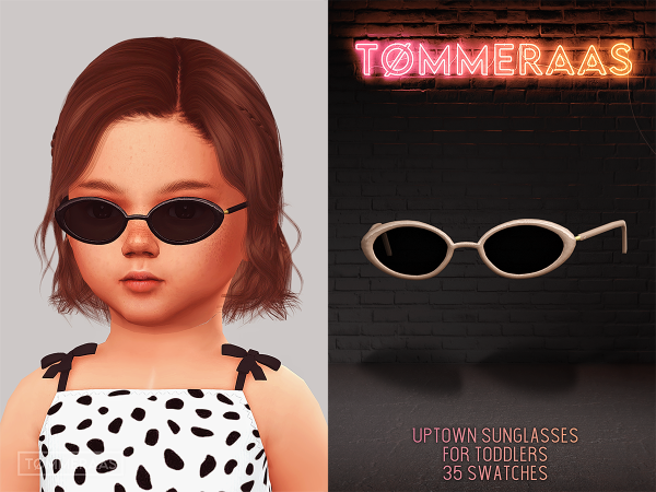 Mix TØMMERAAS Uptown Sunglasses for Toddlers - The Sims 4 Custom Content