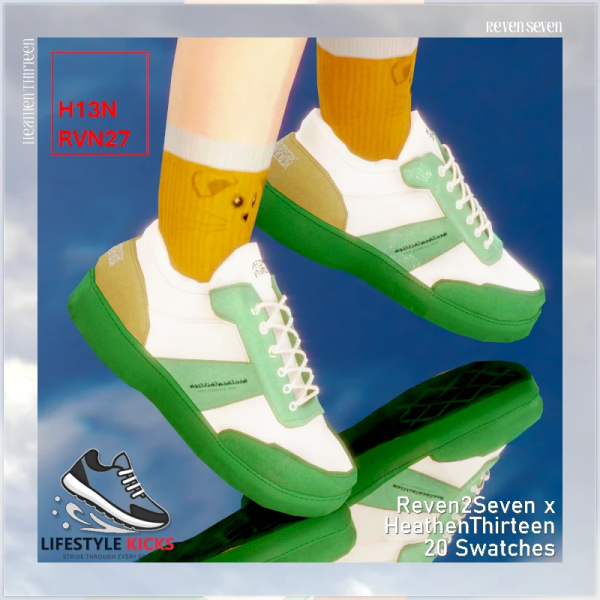 Mix Child's Classic Low Top Suede Casual Trainer by simsfinds - The Sims 4 Custom Content