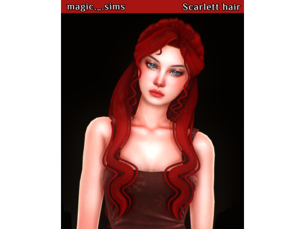 Scarlett hair - Magic._.sims