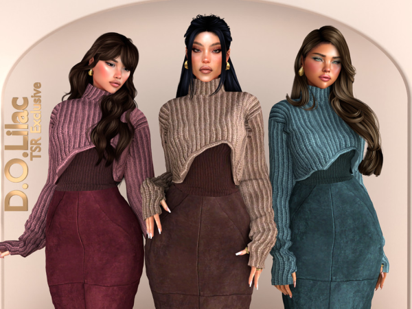 Alpha Easy Chic Set DO162 - The Sims 4 Custom Content