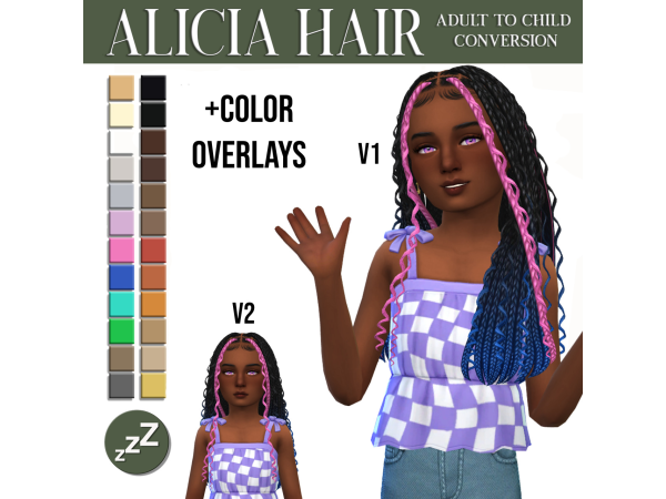 Maxis Match DAYLIFESIMS HAIR CONVERSIONS by sleepyz sims - The Sims 4 Custom Content