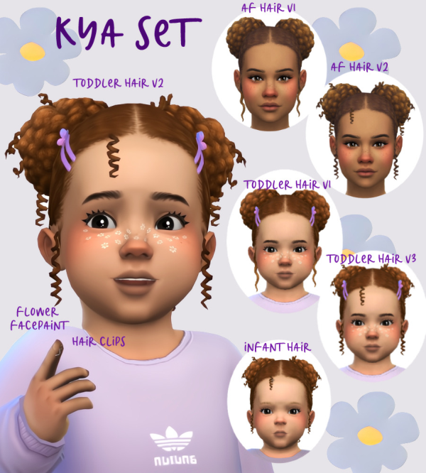 Maxis Match Kya Set by simsfinds - The Sims 4 Custom Content