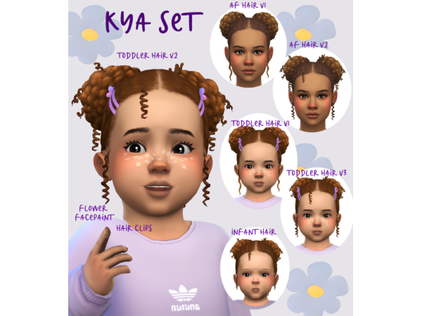 Maxis Match Kya Set by RavenSim - The Sims 4 Custom Content