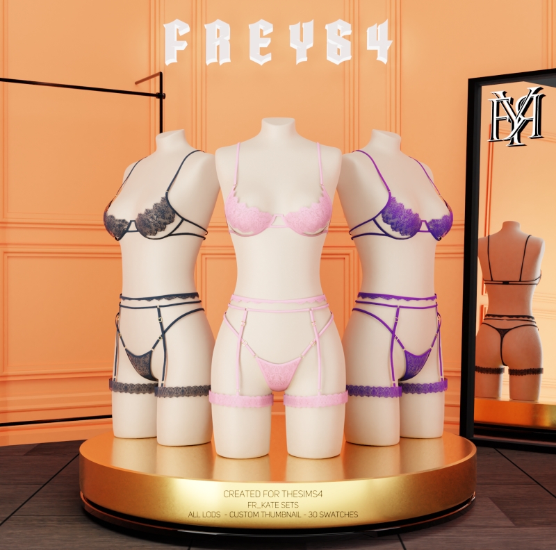 Alpha FR_Kate Sets by freys4 - The Sims 4 Custom Content