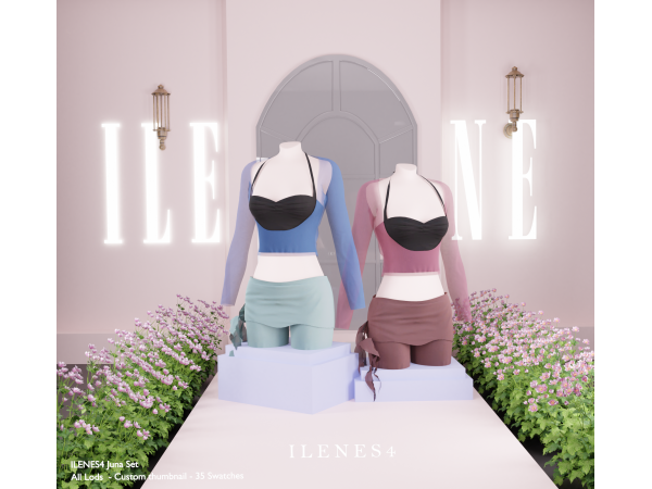 Alpha ILN Juna Ballerina Outfit - The Sims 4 Custom Content