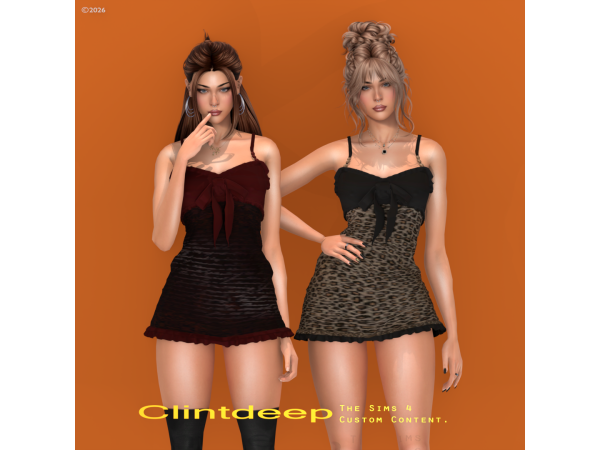 Alpha Clintdeep Juliette Babbydoll Tank Top - The Sims 4 Custom Content