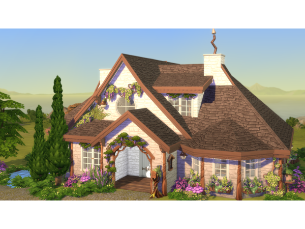 Maxis Match Fantasy Kingdom Stone Walls - The Sims 4 Custom Content