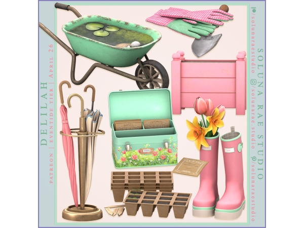 Alpha SolunaRae Delilah Set - The Sims 4 Custom Content