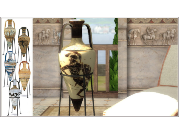 Alpha Minos Amphoras - The Sims 4 Custom Content