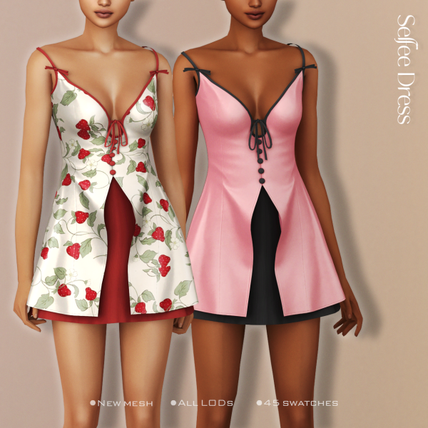 Alpha [Belaloallure] Selfee by simsfinds - The Sims 4 Custom Content