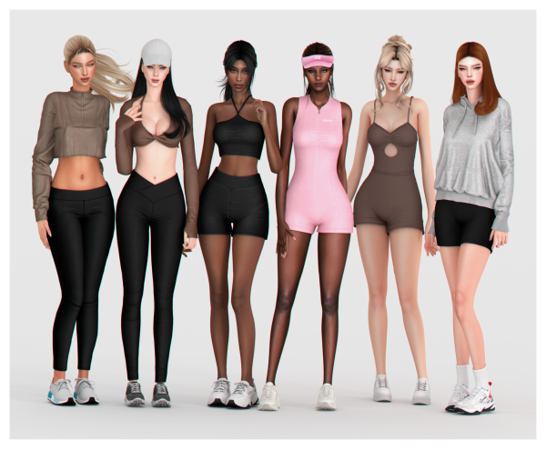 Alpha Gym Core Set by simsfinds - The Sims 4 Custom Content