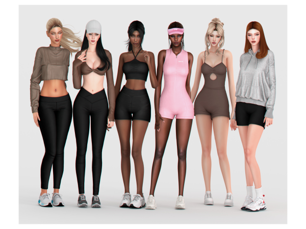 Alpha Gym Core Set by backtrackcc - The Sims 4 Custom Content