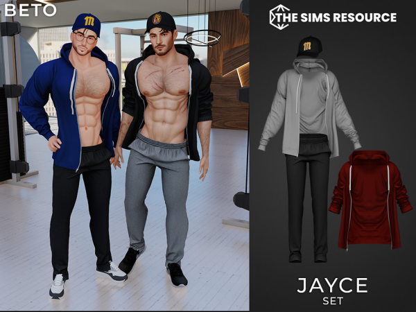 Alpha Jayce Set by Beto_ae0 - The Sims 4 Custom Content