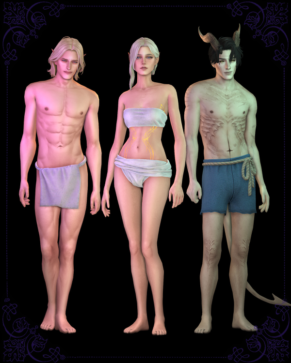 Alpha Medieval underwear by simsfinds - The Sims 4 Custom Content