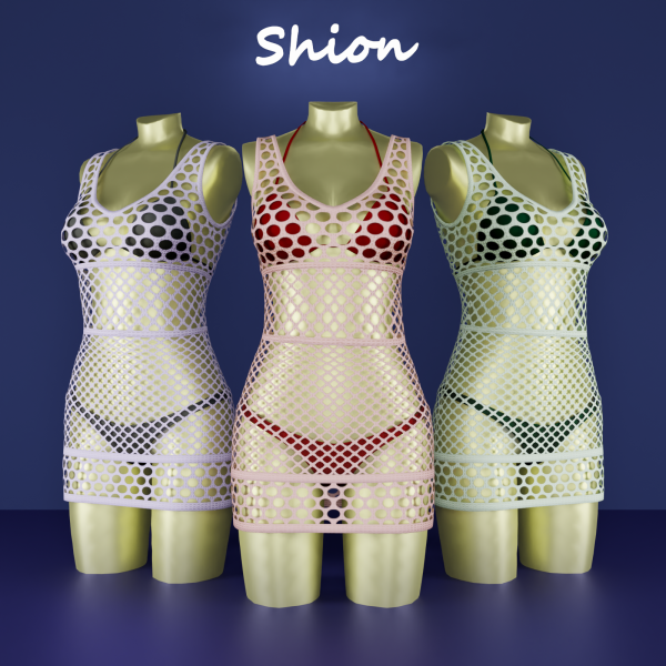 Alpha Shion Chikha Lace Veil Dress by shion_sims - The Sims 4 Custom Content