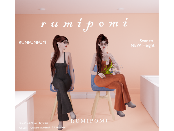 Alpha Rumpumpum_Brynn Set - The Sims 4 Custom Content