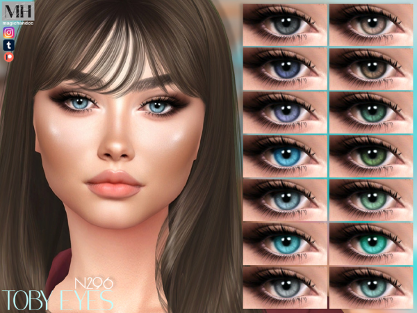 Alpha Toby Eyes - The Sims 4 Custom Content