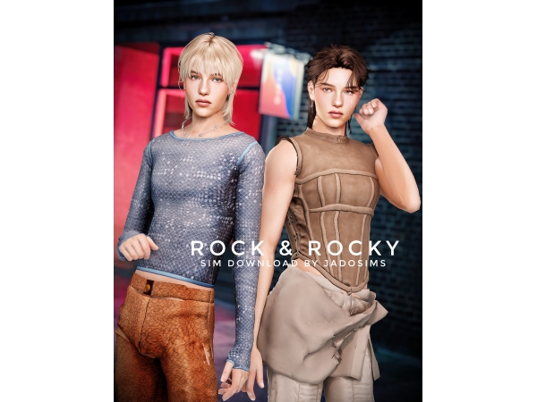 Alpha Rock Rocky (Sim Download) - The Sims 4 Custom Content