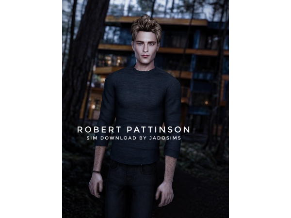 Alpha Robert Pattinson (Sim Download) - The Sims 4 Custom Content