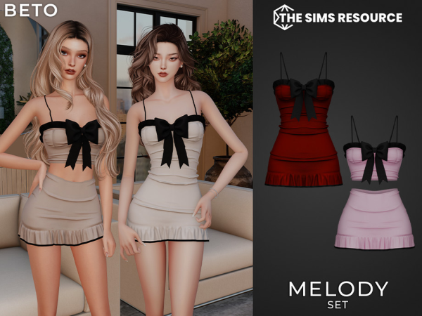 Alpha Melody Set by Beto_ae0 - The Sims 4 Custom Content
