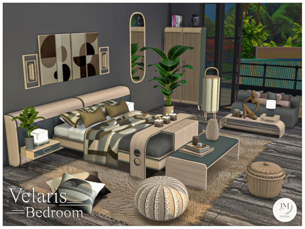 Maxis Match Velaris bedroom2 set by jomsims - The Sims 4 Custom Content