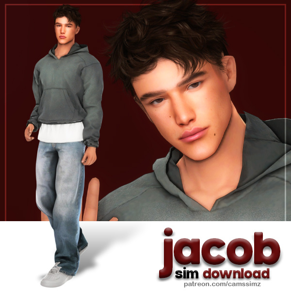 Alpha jacob by simsfinds - The Sims 4 Custom Content