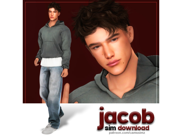 Alpha jacob by camssimz - The Sims 4 Custom Content