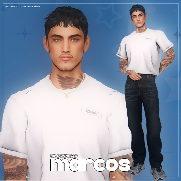 Alpha marcos by simsfinds - The Sims 4 Custom Content