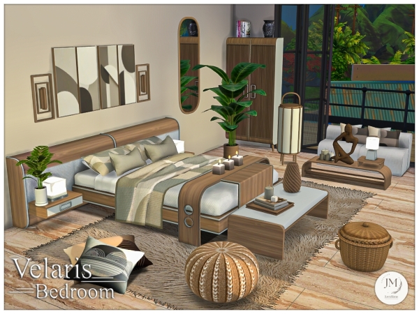 Mix Velaris bedroom3 set - The Sims 4 Custom Content