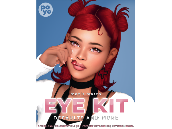 Maxis Match EYES N20 by poyopoyosim - The Sims 4 Custom Content